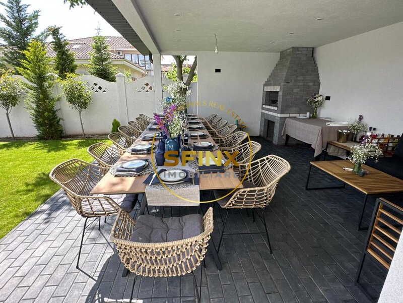 Pipera Near Cambridge School, brand new fully furnished 7 room villa with garage