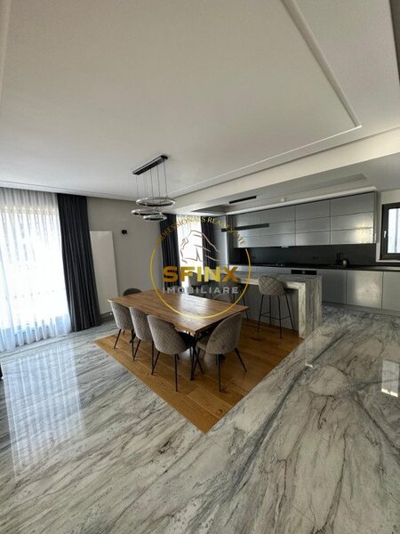 Pipera Near Cambridge School, brand new fully furnished 7 room villa with garage